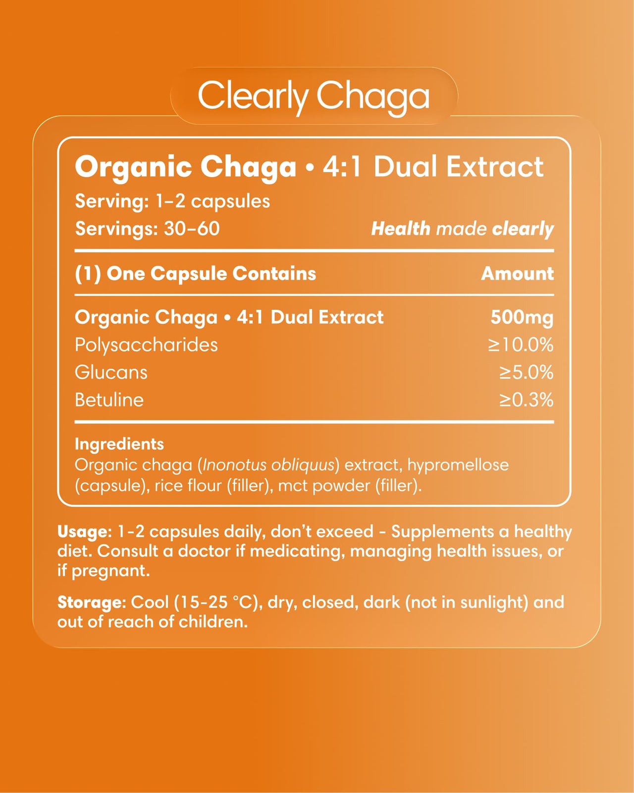  Clearly - Chaga